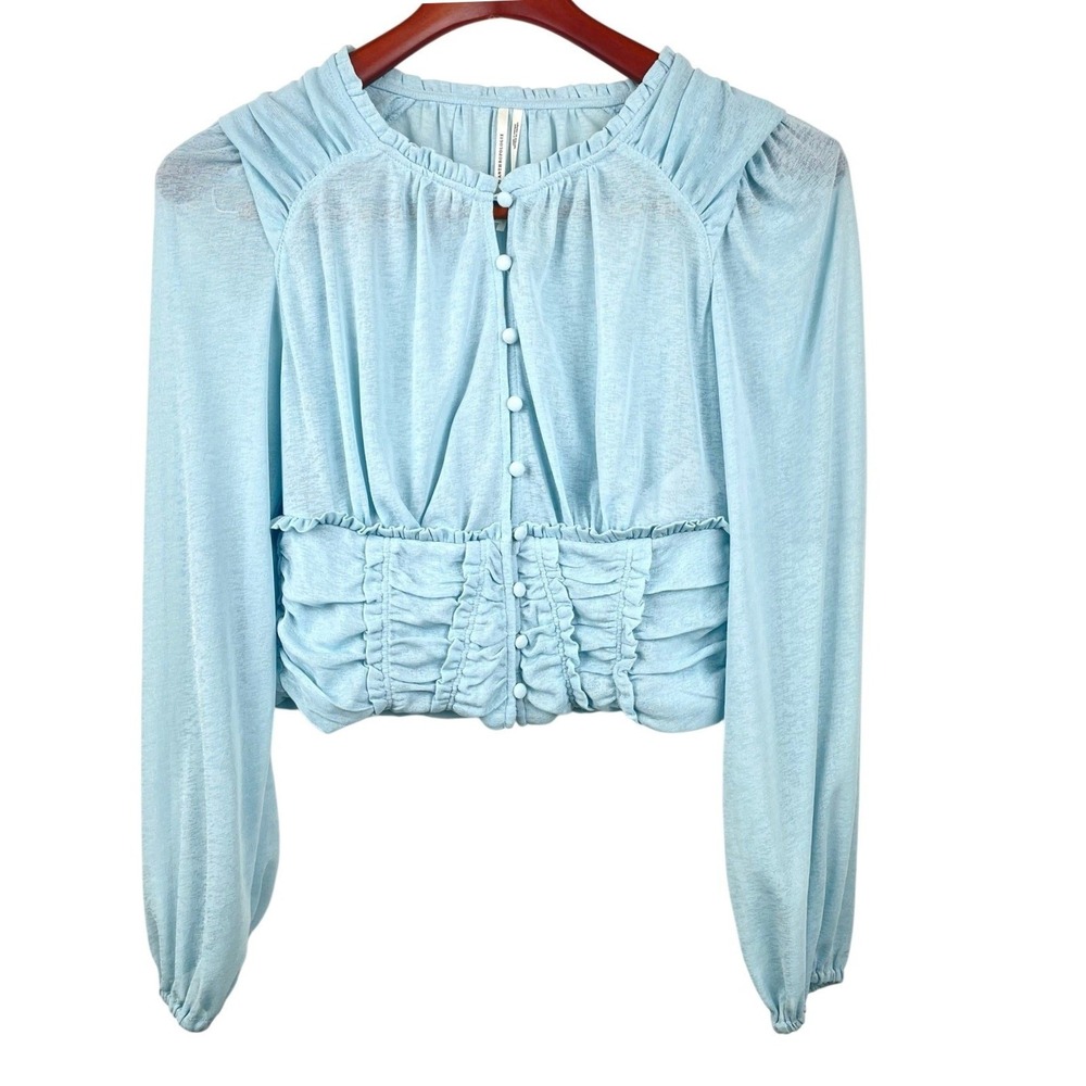 NWT Anthropologie Top Sz S Cottage Sheer Ethereal Romantic Delicate Boho Fairy